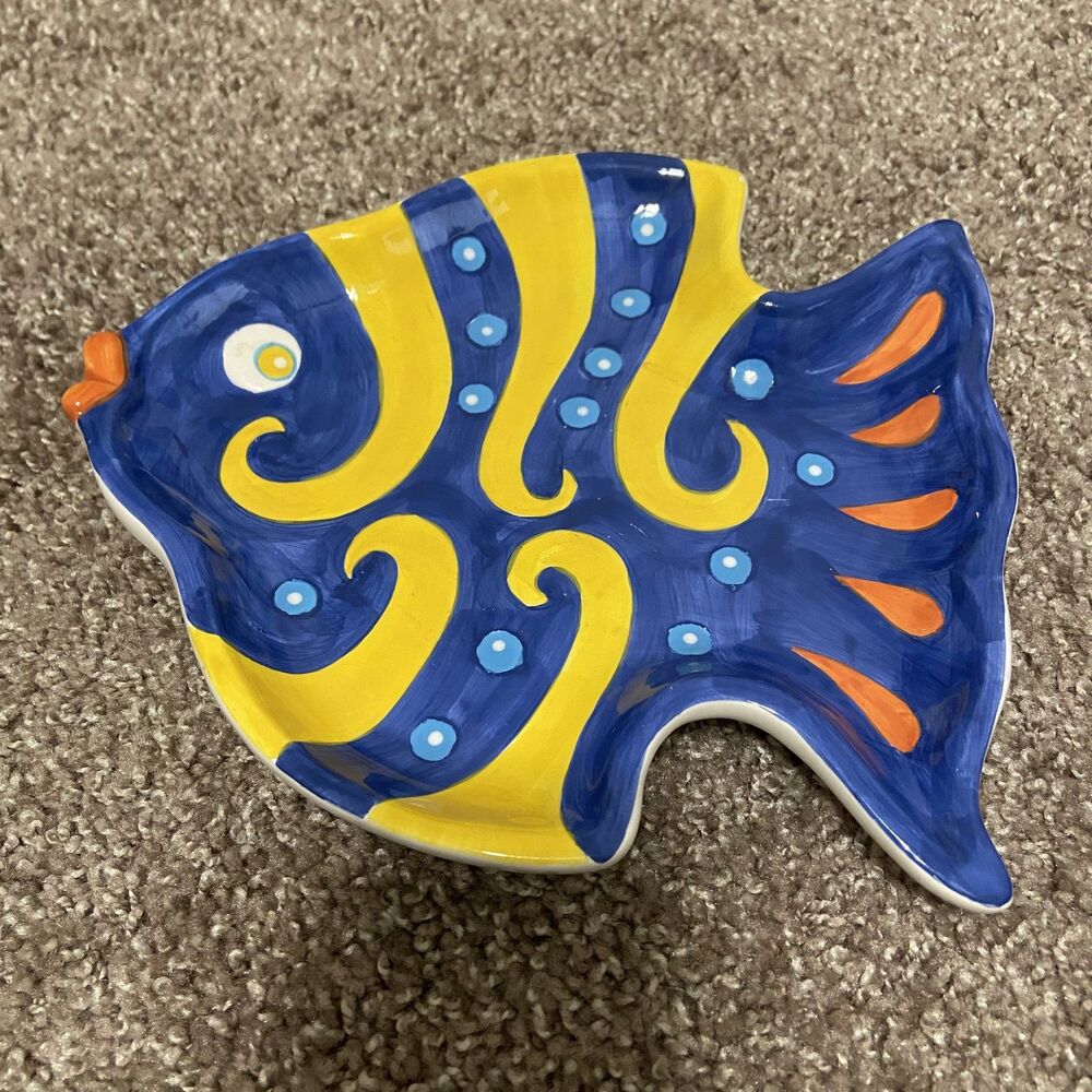 Decorative Colorful Fish Plate